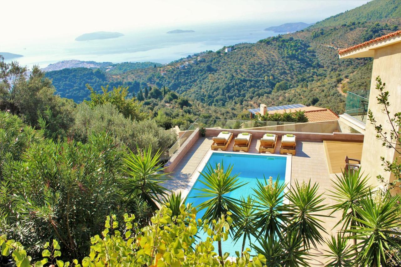Zaki-1 Premium Villa Moni Evaggelistrias Exterior foto